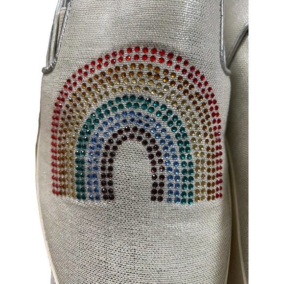 Katy Perry-The Kerry-Slip On Rainbow Sneaker-Size 9-New In Box-Canvas-Rainbow - Picture 3 of 9